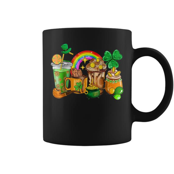 Coffee Lucky Latte Green Irish Shamrock St Patricks Day  Coffee Mug