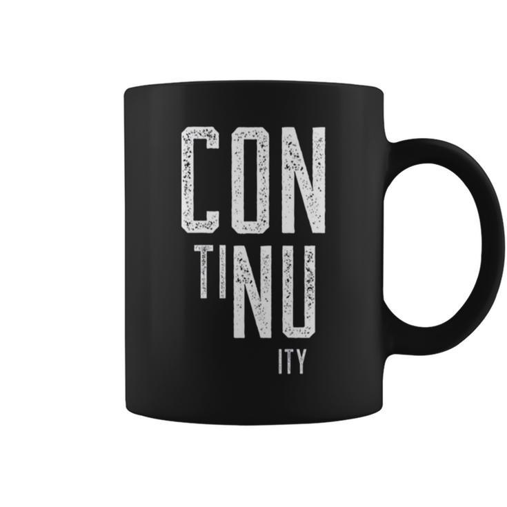 Continuity Typographic Design Coffee Mug