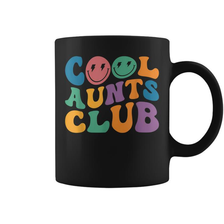 Cool Aunt Club Aunties Groovy Funny Retro Cool Aunt Club  Coffee Mug