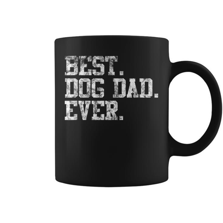 Cool Best Dog Dad Ever  Pet Lover Coffee Mug