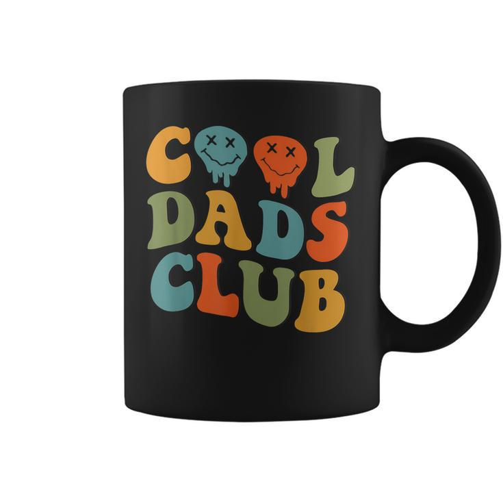 Cool Dads Club Fathers Day Groovy Retro Best Dad Ever Funny Coffee Mug