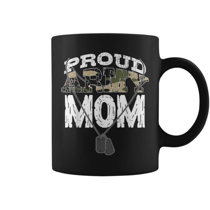 Cool Proud Army Mom Funny Mommies Military Camouflage Gift 3272 Coffee Mug