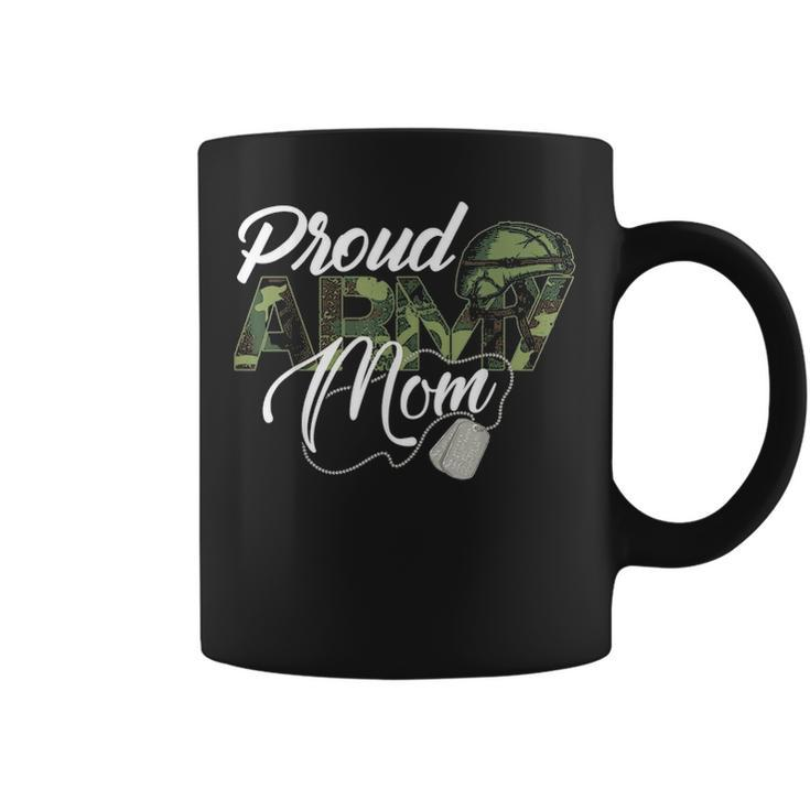 Cool Proud Army Mom Funny Mommies Military Camouflage Gift 3275 Coffee Mug