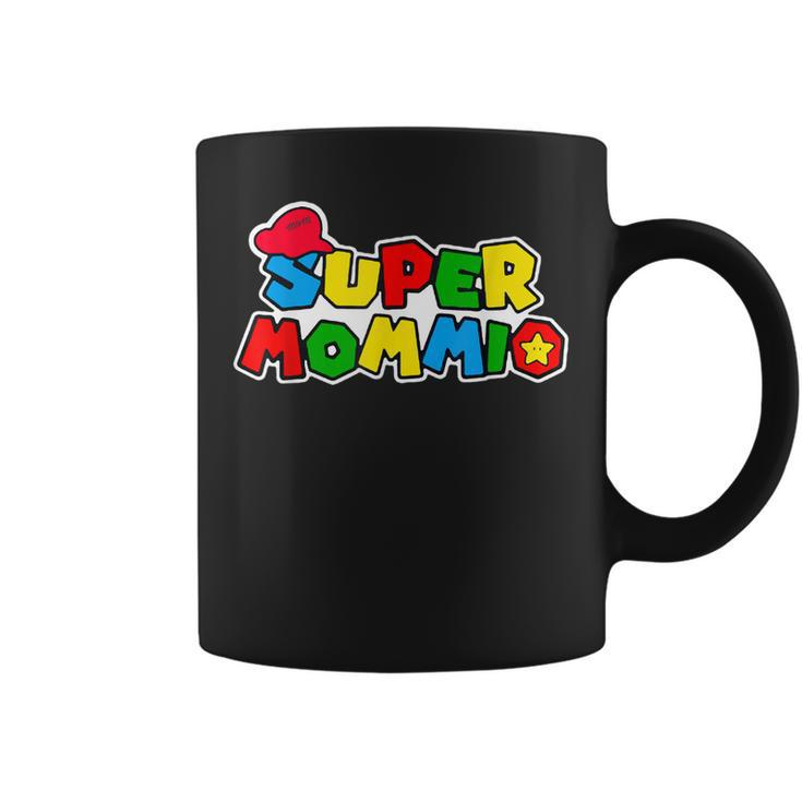 Cool Supermommio Funny Mom Mommy Mother Video Game Lovers  Coffee Mug