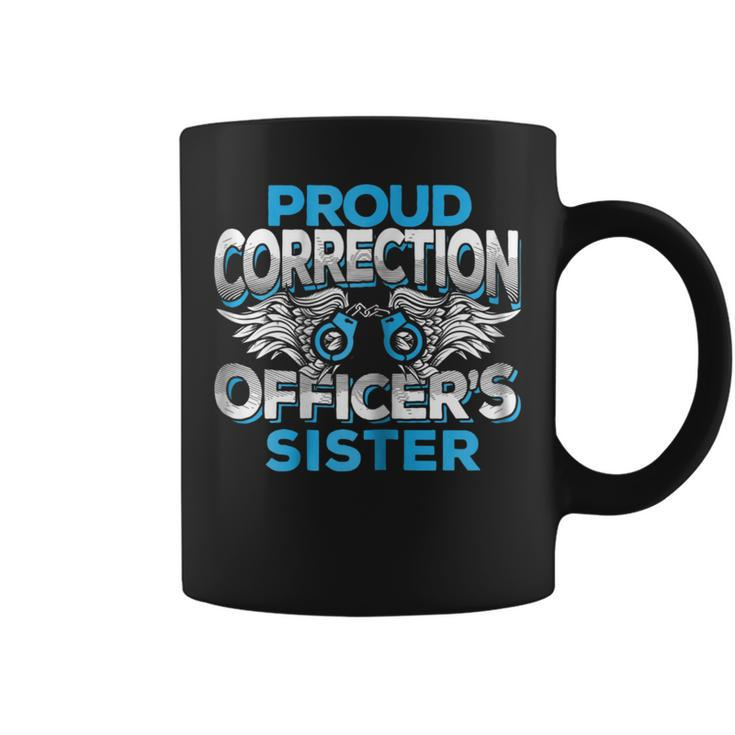 Correction Officers Sister Law Enforcement Family Gift For Womens Coffee Mug