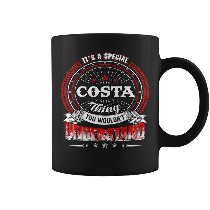 Costa Family Crest Costa Costa Clothing CostaCosta T Gifts For The Costa Coffee Mug