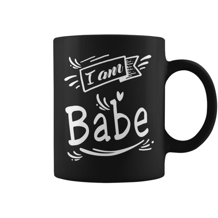 Couple Funny I Am Babe - Mens Standard Coffee Mug