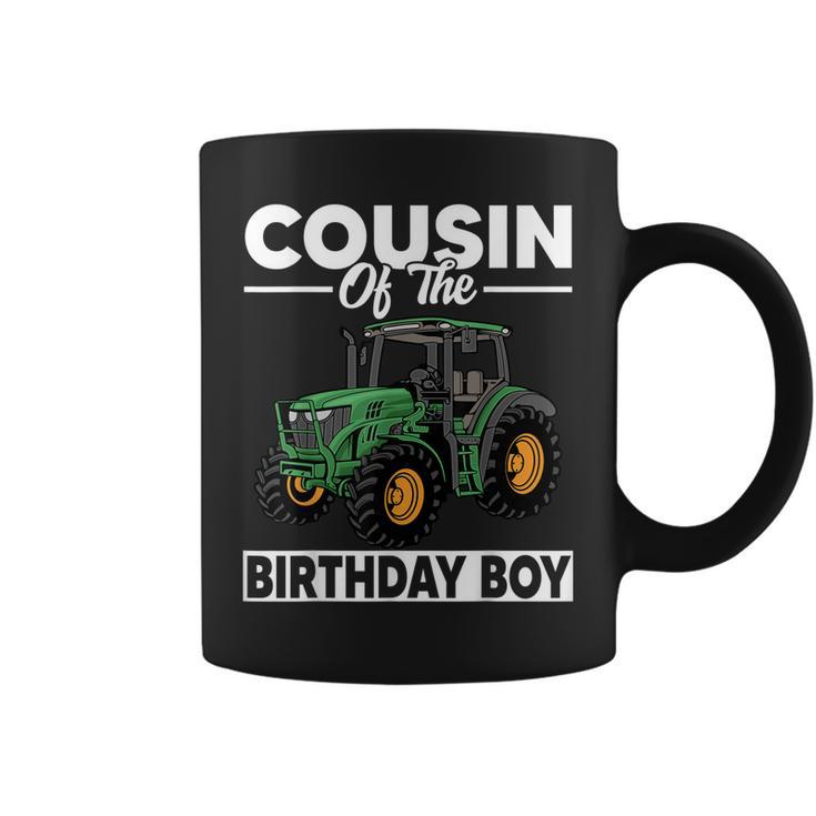 Cousin Of The Birthday Boy Tractor Farm Birthday Party  Coffee Mug