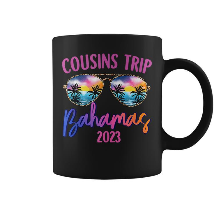 Cousins Trip Bahamas 2023 Sunglasses Summer Vacation  Coffee Mug