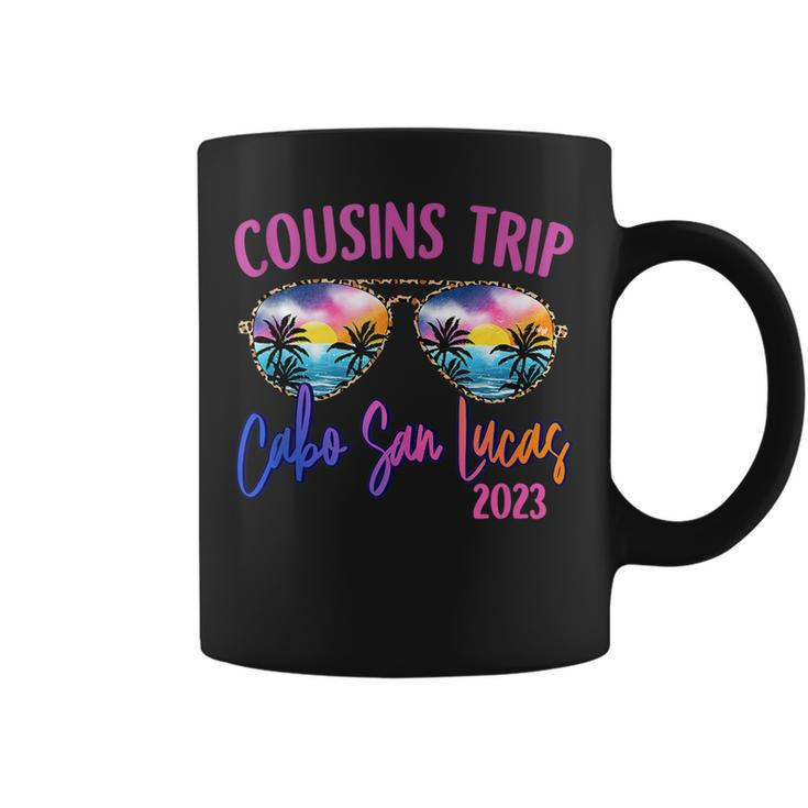Cousins Trip Cabo San Lucas 2023 Sunglasses Summer Vacation Coffee Mug
