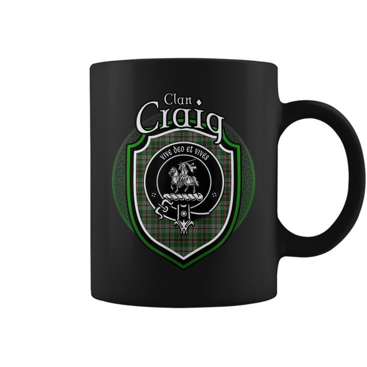 Craig Clan Crest | Scottish Clan Craig Family Crest Badge Coffee Mug