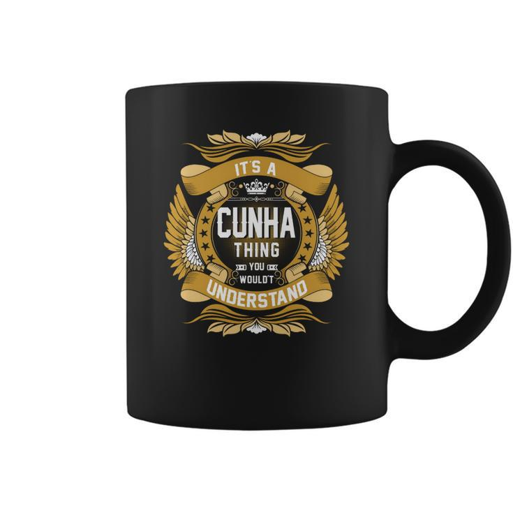 Cunha Name Cunha Family Name Crest  V2 Coffee Mug