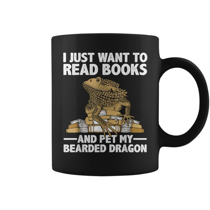 Cute Bearded Dragon For Men Women Zoology Reptile Book Lover  Coffee Mug