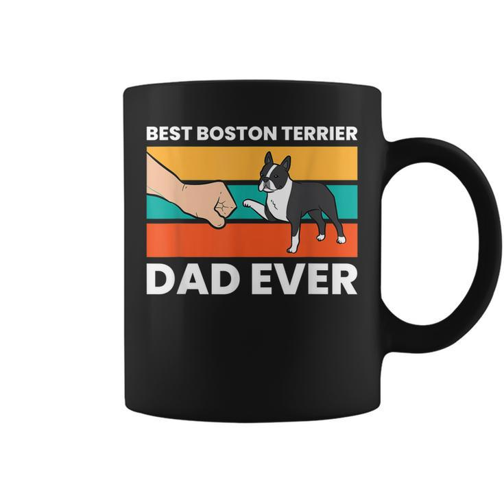 Cute Boston Terrier Best Boston Terrier Dad Ever Coffee Mug