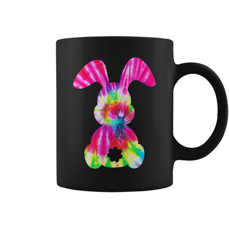 Cute Bunny - Rabbit Tie Dye Bow - Tie Easter Day Girls Women  Coffee Mug