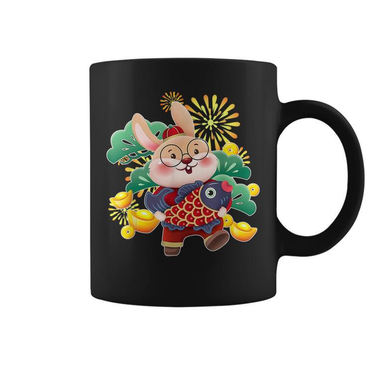 Cute Chinese Zodiac Year Of The Rabbit Lunar New Year 2023  V2 Coffee Mug