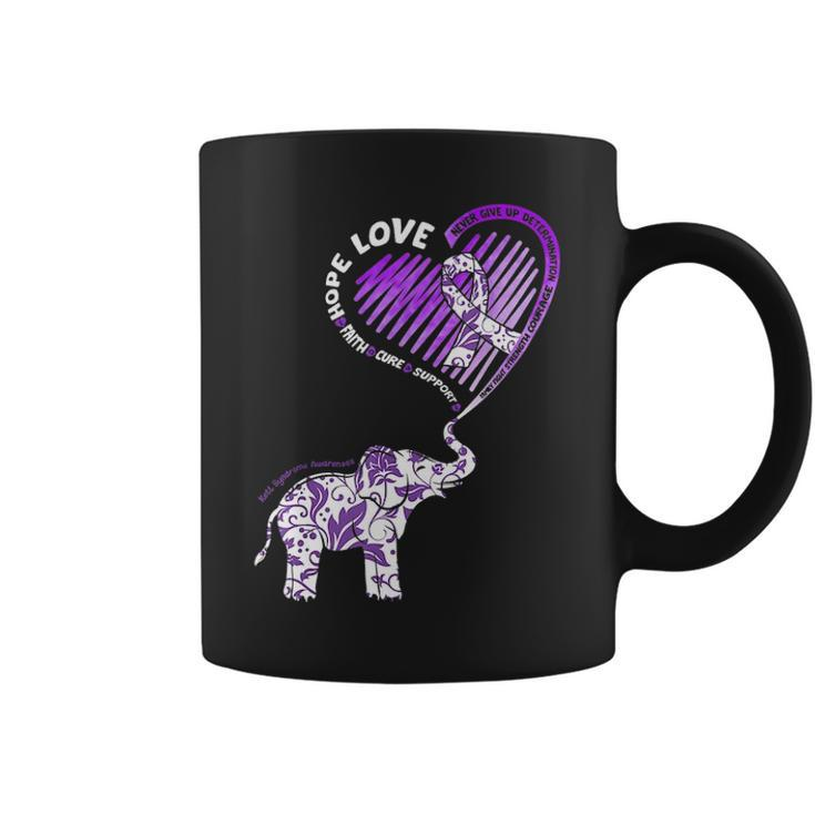 Cute Elephant With Heart Rett Syndrome Awareness Gifts Coffee Mug