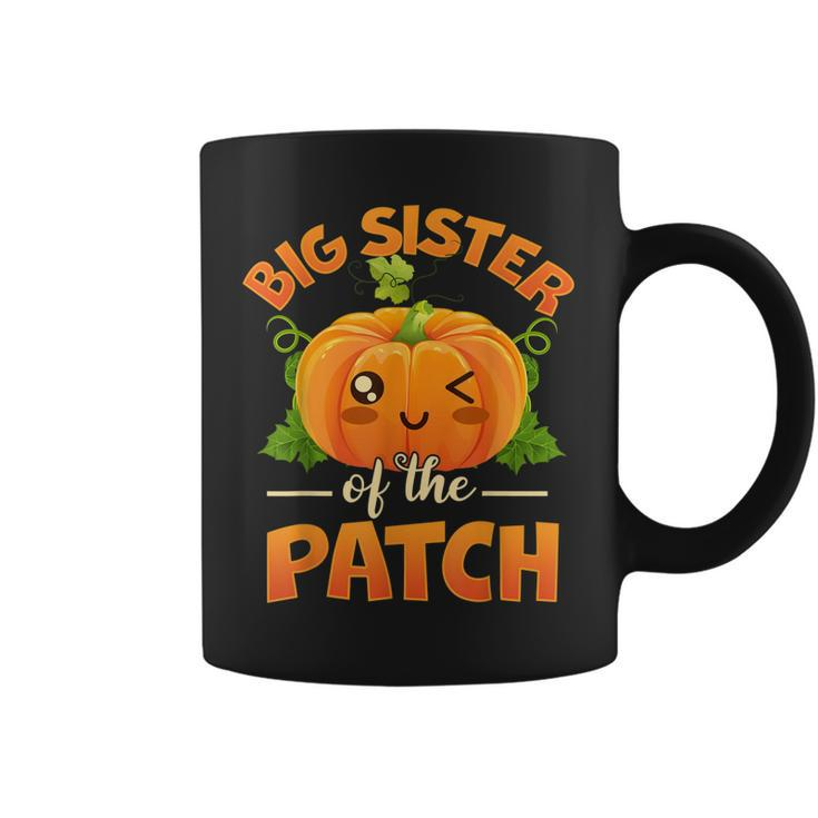 Cute Halloween Big Sister Of The Cutest Pumpkin In The Patch Coffee Mug
