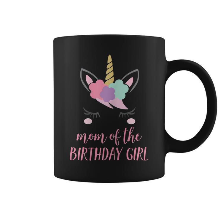 Cute Unicorn Mom Shirt Mom Of The Birthday Girl  V2 Coffee Mug