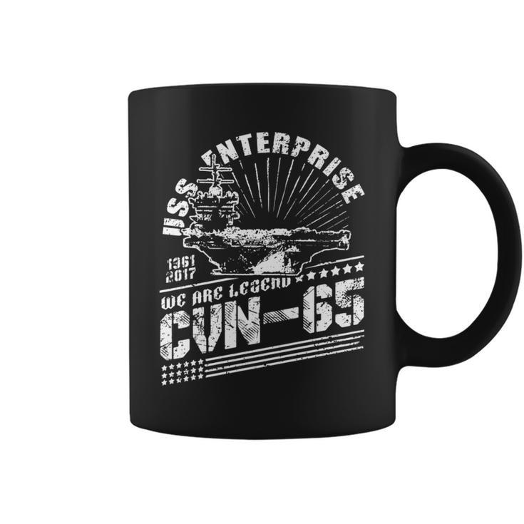 Cvn65 Uss Enterprise Aircraft Carrier Navy Cvn-65 Coffee Mug