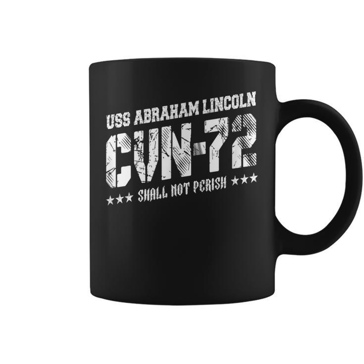 Cvn72 Uss Abraham Lincoln Aircraft Carrier Navy Cvn-72  Coffee Mug