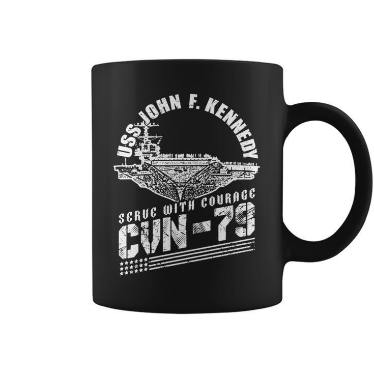 Cvn79 Uss John F Kennedy Aircraft Carrier Navy Cvn-79   Coffee Mug