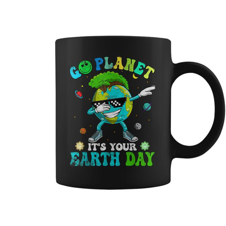 Dabbing Earth Day 2023 Groovy Go Planet Its Your Earth Day  Coffee Mug