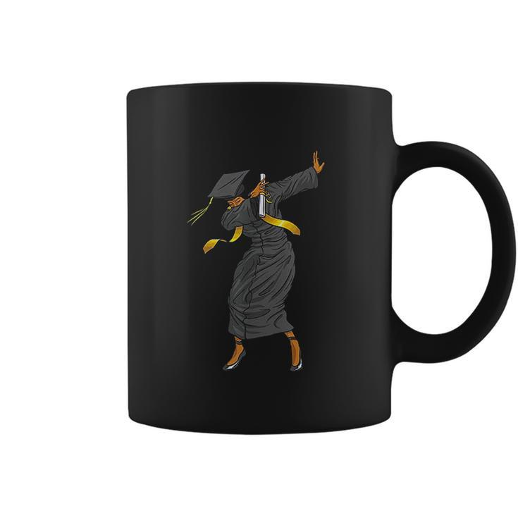 Dabbing Graduation Class Of 2021 Gift Woman Black Graduation Coffee Mug - Thegiftio