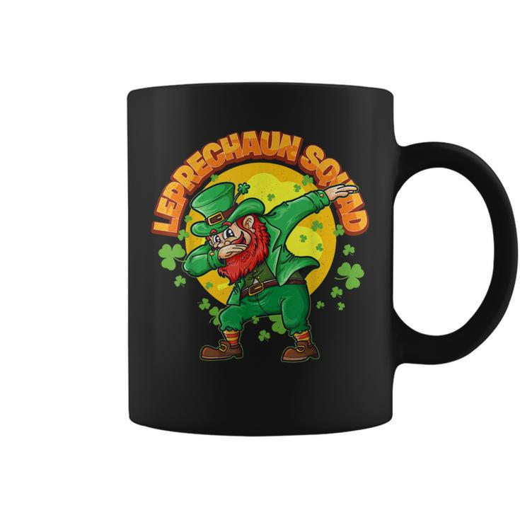 Dabbing Leprechaun Funny St Patricks Day Squad Irish Gift Coffee Mug