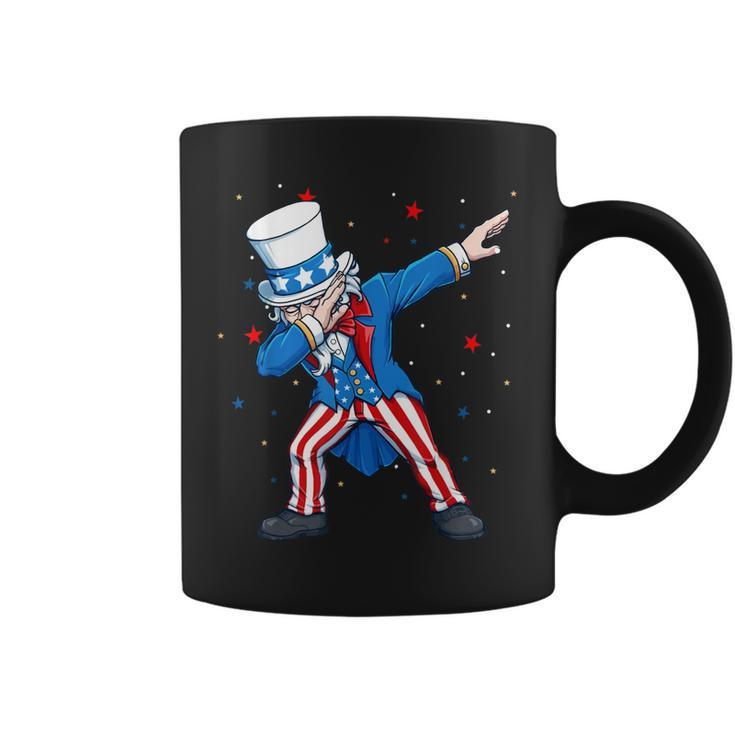 Dabbing Uncle Sam  4Th Of July Kids Boys Men Coffee Mug