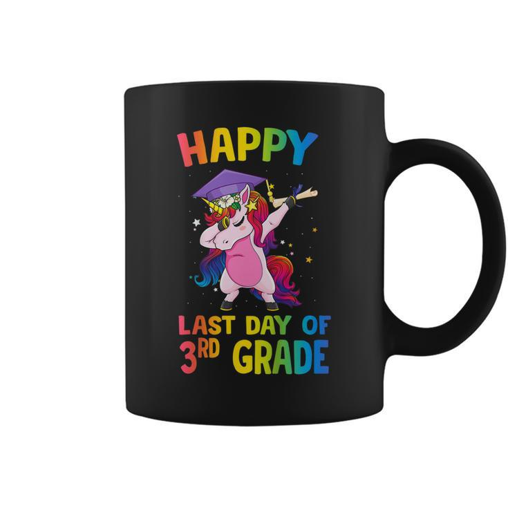 Dabbing Unicorn Happy Last Day Of 3Rd Grade Graduate Shirts Coffee Mug