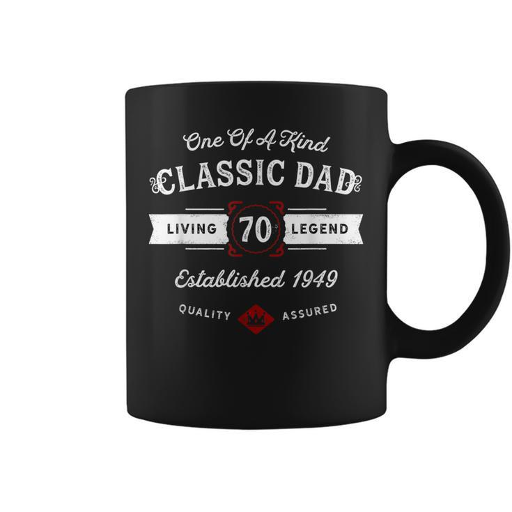 Dad 70Th Birthday T  Distressed Vintage Fathers Day Coffee Mug
