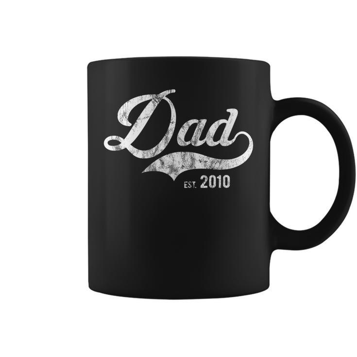 Dad Est 2010 Worlds Best Fathers Day Gift We Love Daddy Coffee Mug