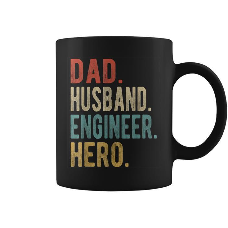 Dad Husband Engineer Hero  Gift For Mens Coffee Mug