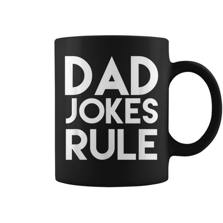 Dad Jokes Rule Coffee Mug
