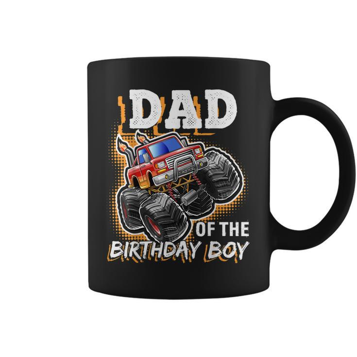 Dad Of The Birthday Boy Monster Truck Birthday Novelty Gift Gift For Mens Coffee Mug
