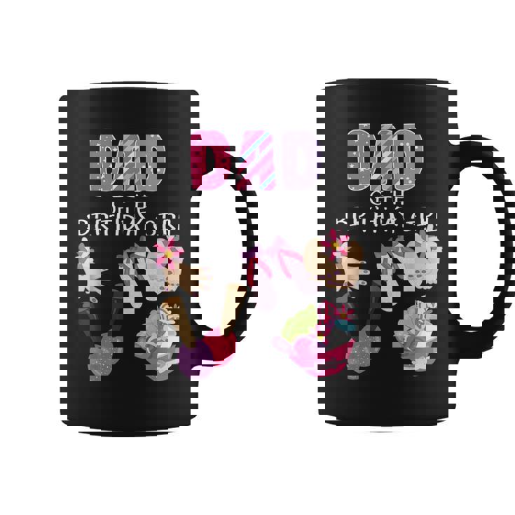 Dad Of The Birthday Girl Spa Party Nail Polish Makeup Bday Coffee Mug
