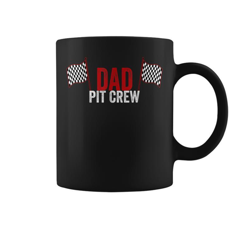 Dad Pit Crew Vintage For Racing Party Costume Coffee Mug