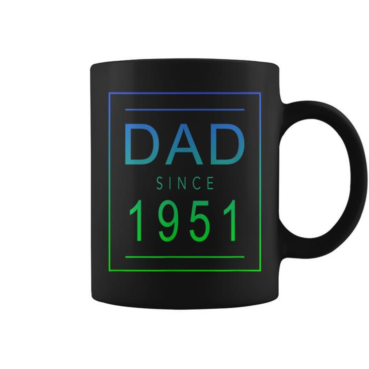 Dad Since   1951   51   Aesthetic Promoted To Daddy   Father  Bbjzvn Coffee Mug