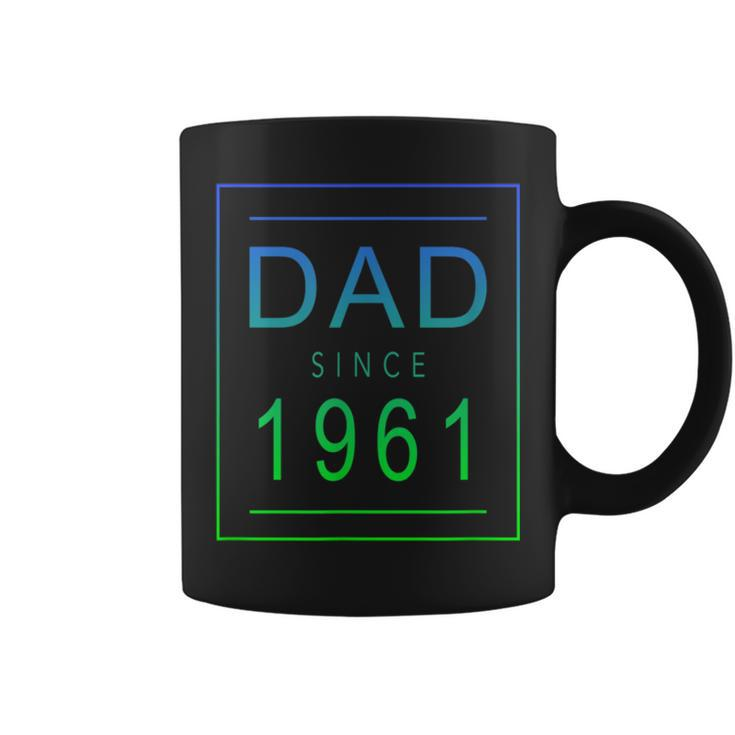 Dad Since   1961   61   Aesthetic Promoted To Daddy   Father  Bbjzjwr Coffee Mug