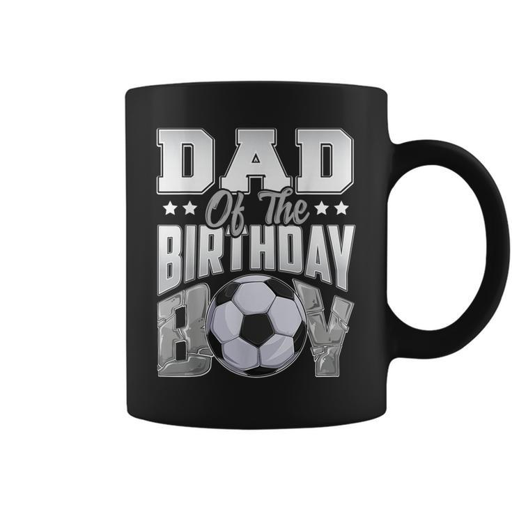 Dad Soccer Birthday Boy Family Baller B-Day Party  Coffee Mug