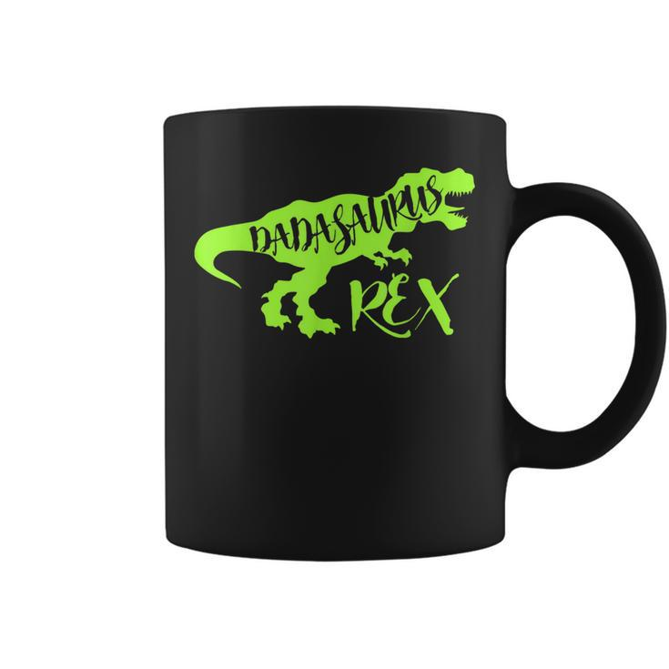 Dadasaurus Rex Best Funny Cool Dad Fathers Day Gift Gift For Mens Coffee Mug