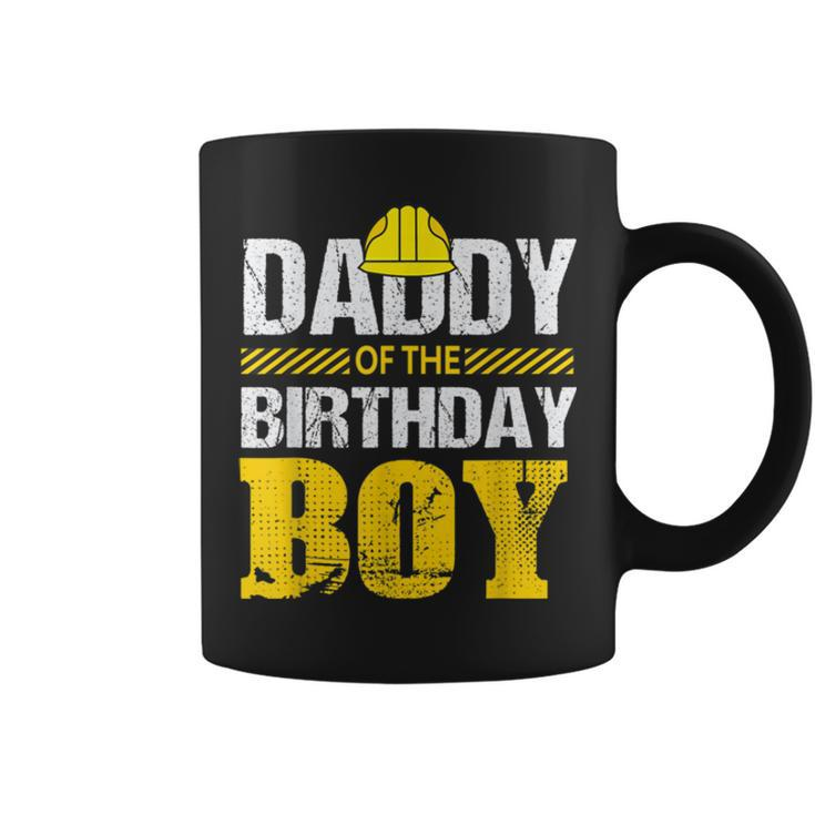 Daddy Of The Birthday Boy Construction Family Matching Coffee Mug