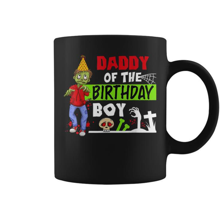 Daddy Of The Birthday Boy   Funny Cute Zombie Kids &Amp Boys Coffee Mug