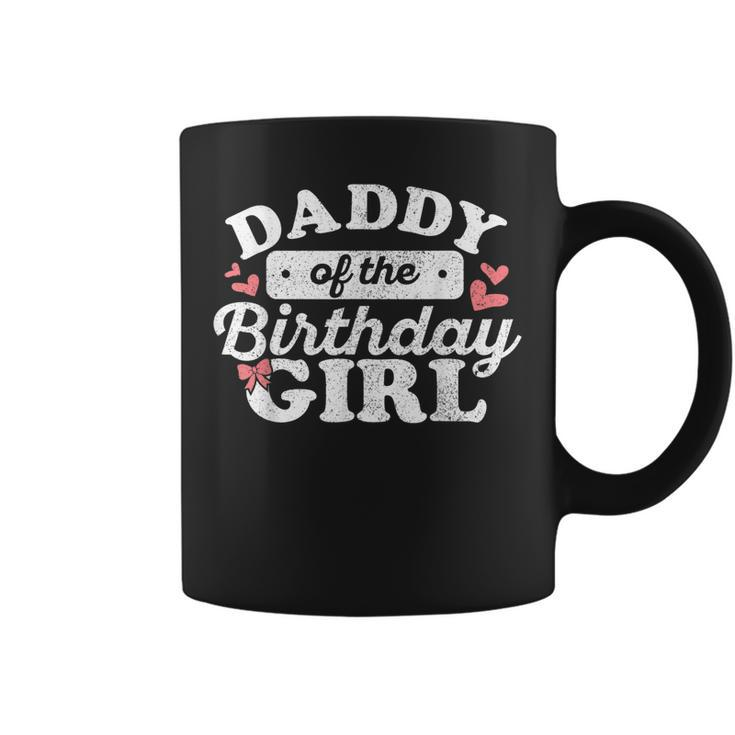 Daddy Of The Birthday Daughter Girl Matching Kids Family  Coffee Mug