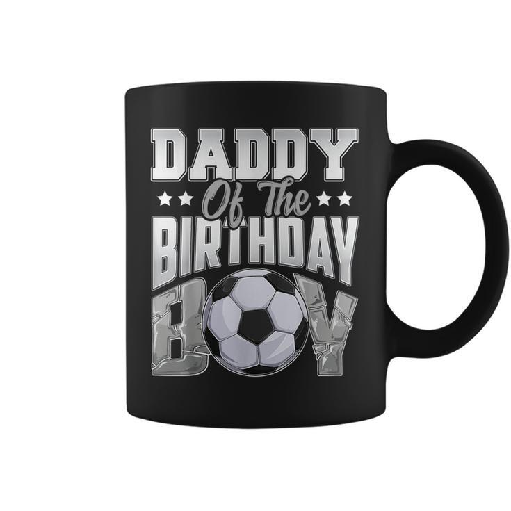 Daddy Soccer Birthday Boy Family Baller B-Day Party  Coffee Mug