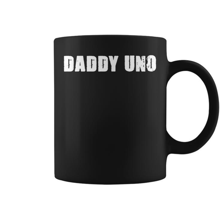 Daddy Uno Number One Best Dad Gift 1 Gift For Mens Coffee Mug