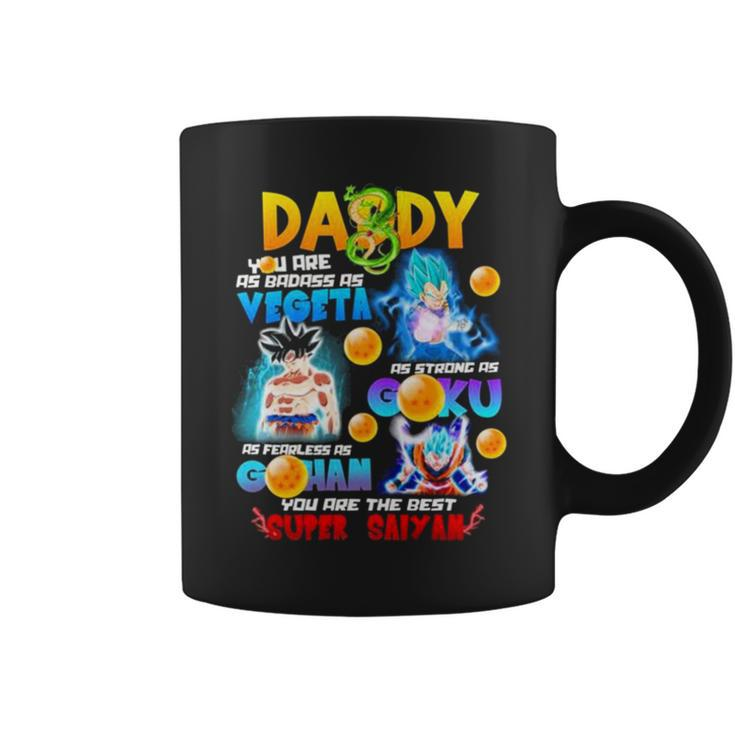 Daddy You Are The Best Super Saiyan Coffee Mug