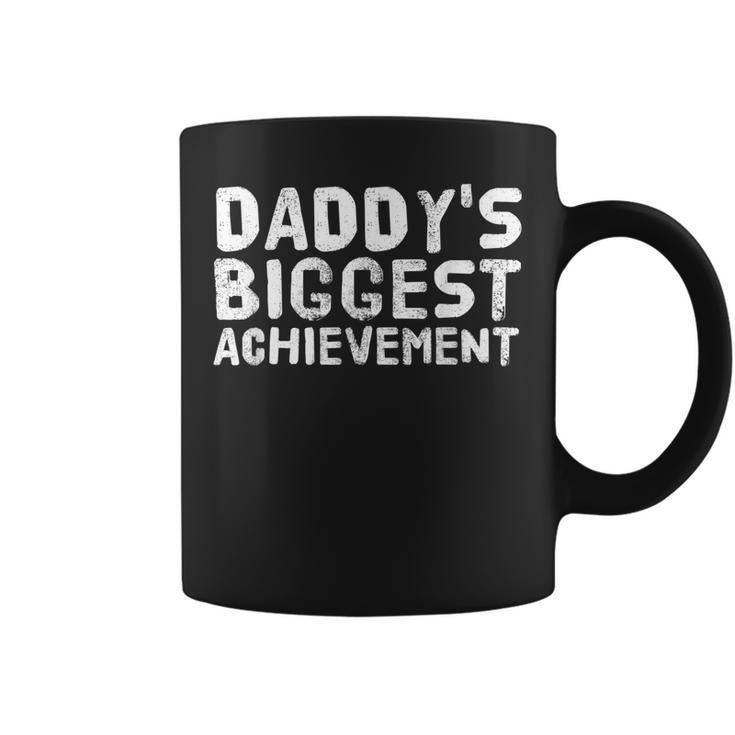 Daddys Biggest Achievemen Funny Son Daughter Gift Coffee Mug