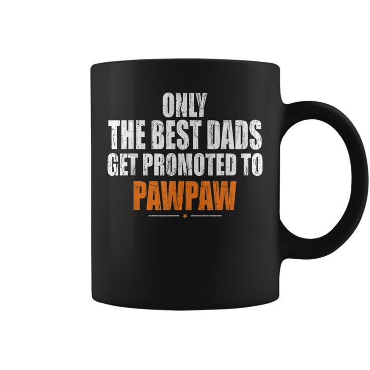 Dads Get Promoted To Pawpaw Grandpa T Gift For Mens Coffee Mug